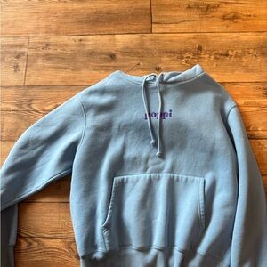 Comfy Blue Hoodie Sweatshirt